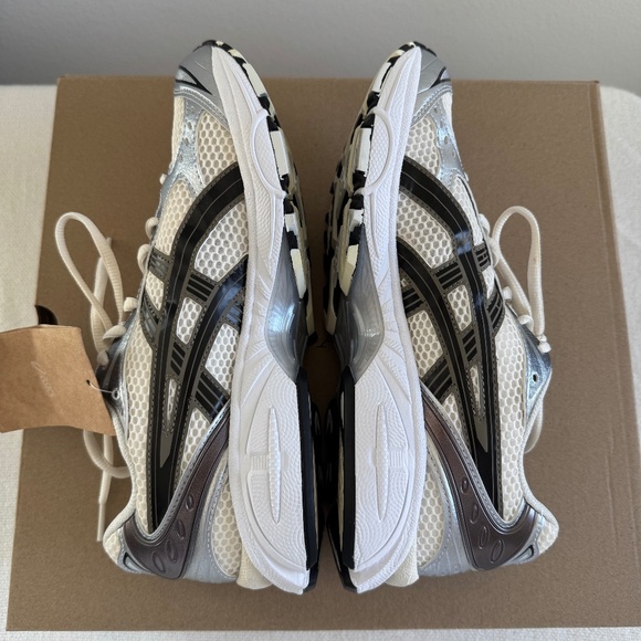 New Asics Gel-Kayano 14 Cream Black Metallic Plum Men's Size 7 - Picture 14 of 16